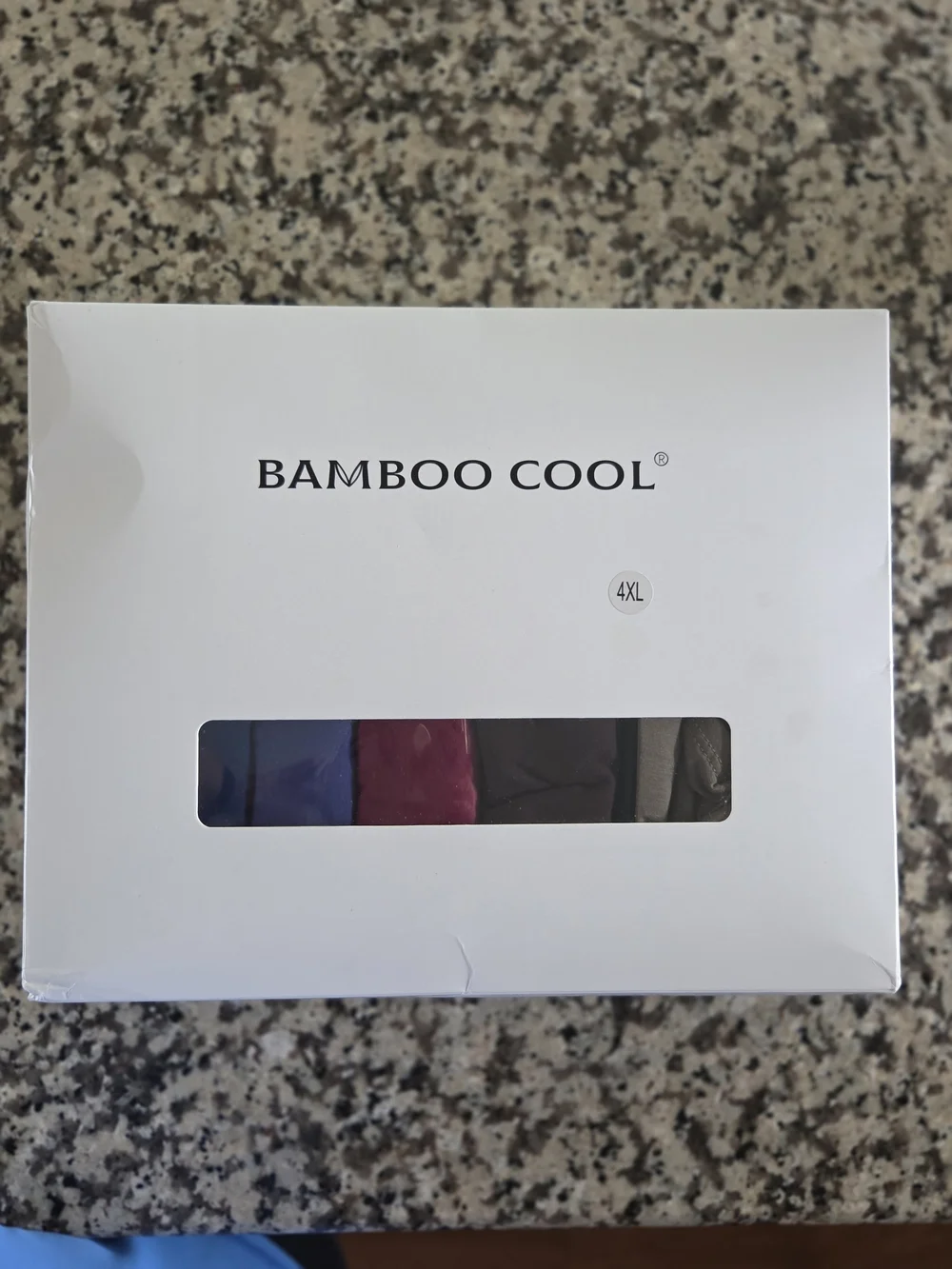BAMBOO Cool Men's 7- Pack Boxer Briefs Pack - Blue, Red, Black, Gray Etc.
